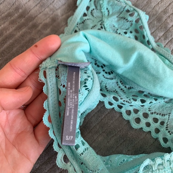 Seafoam green halter bralette aerie - Picture 3 of 4